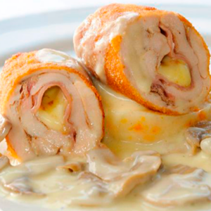 Pechuga rellena de jamón y queso  Cordón bleu